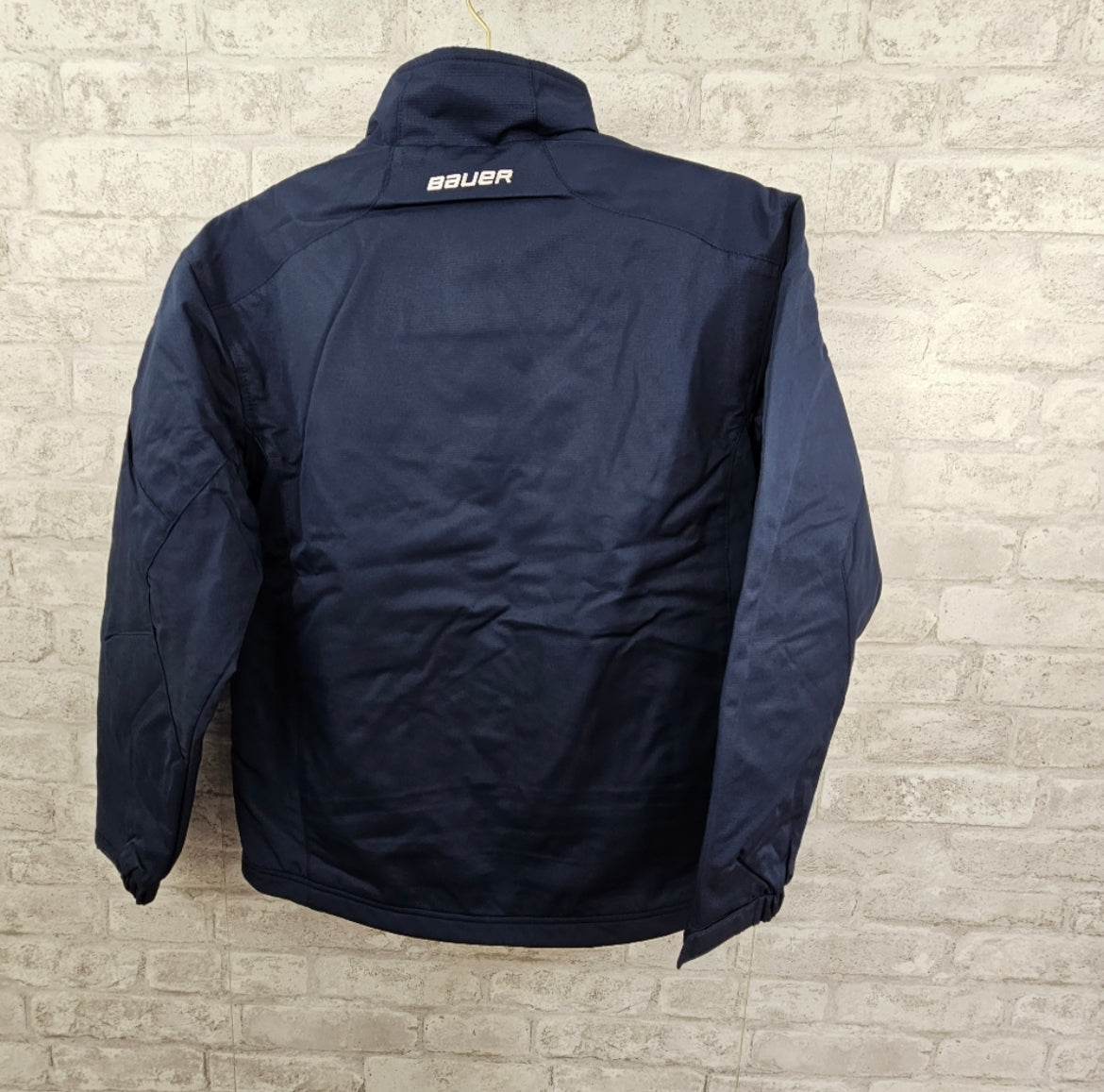 Bauer Midweight Team Hockey Jacket, Youth, Navy Blue, NWT