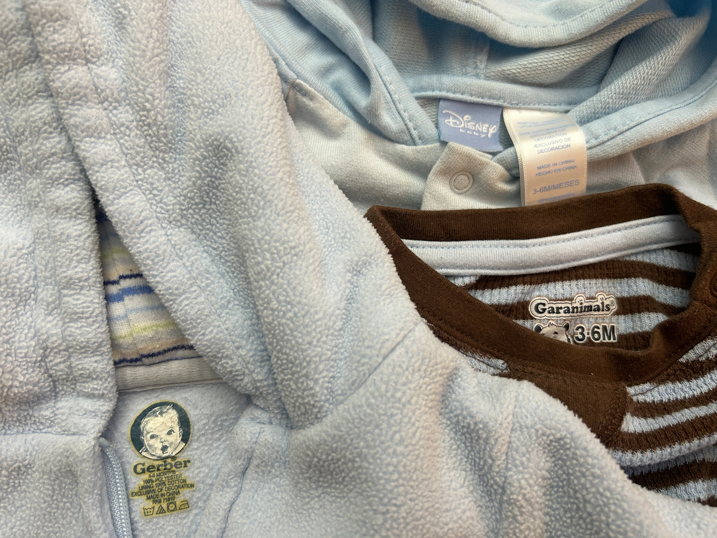 Lot of 3, boys tops, size 3-6 months