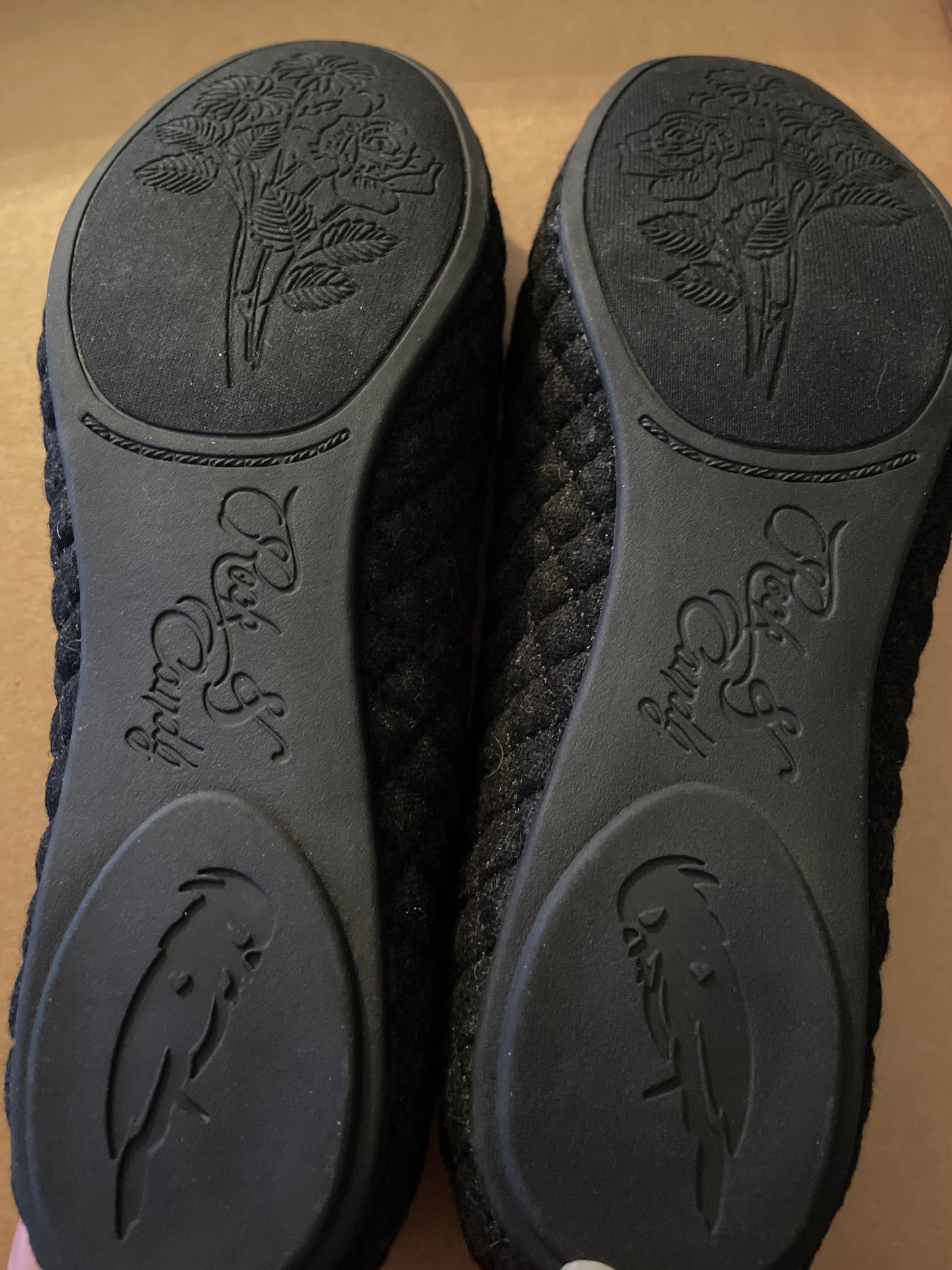 Rock & Candy Dress Flats, Womens Sz 9.5, Black