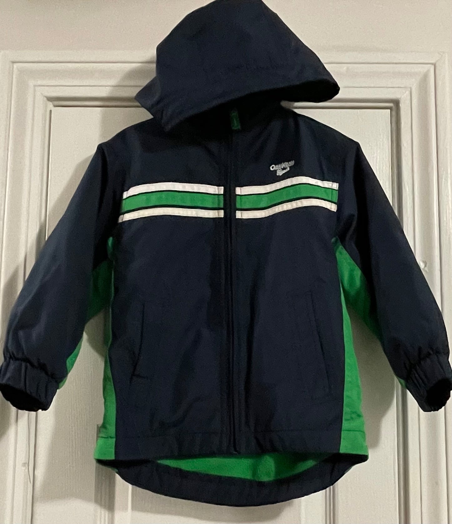 4 Boys Lightweight Jacket, Blue/Black/Green