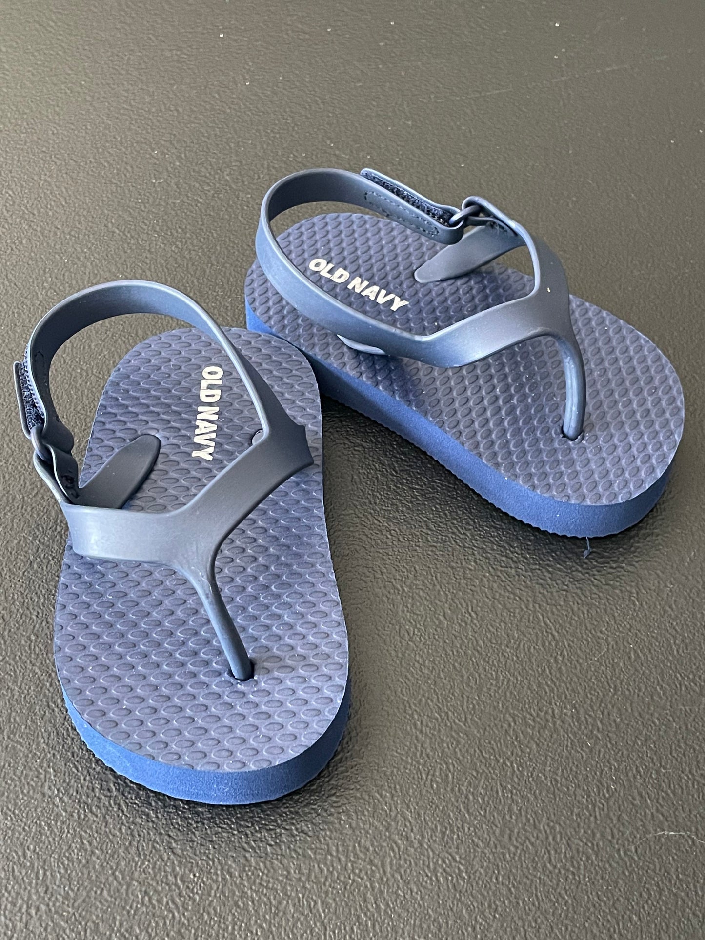 5 Toddler Boys Sandals, Navy Blue