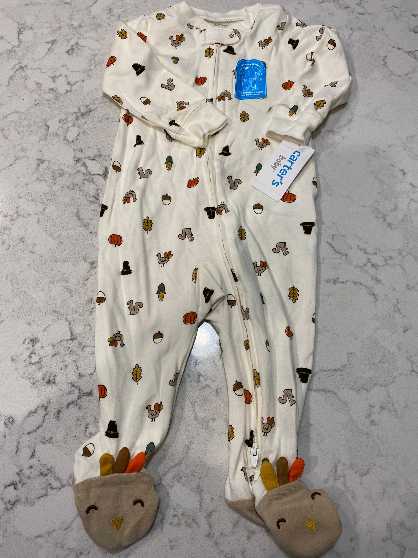 9M Infant 1piece Thanksgiving Outfit