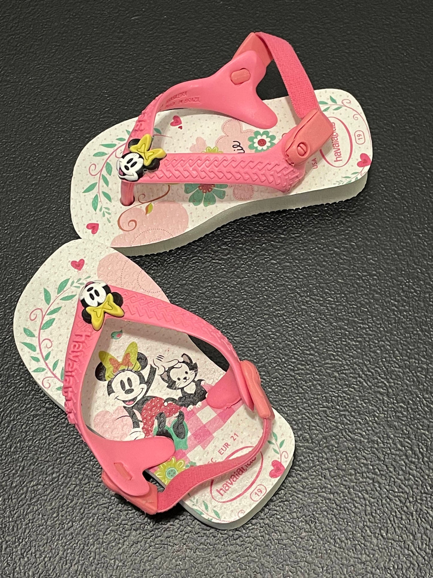 5 Toddler Girls Sandals, Minnie Mouse
