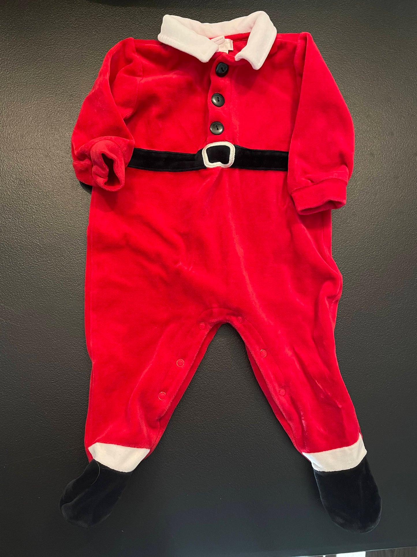 6-9M Boys Fleece Jumper, Santa Suit