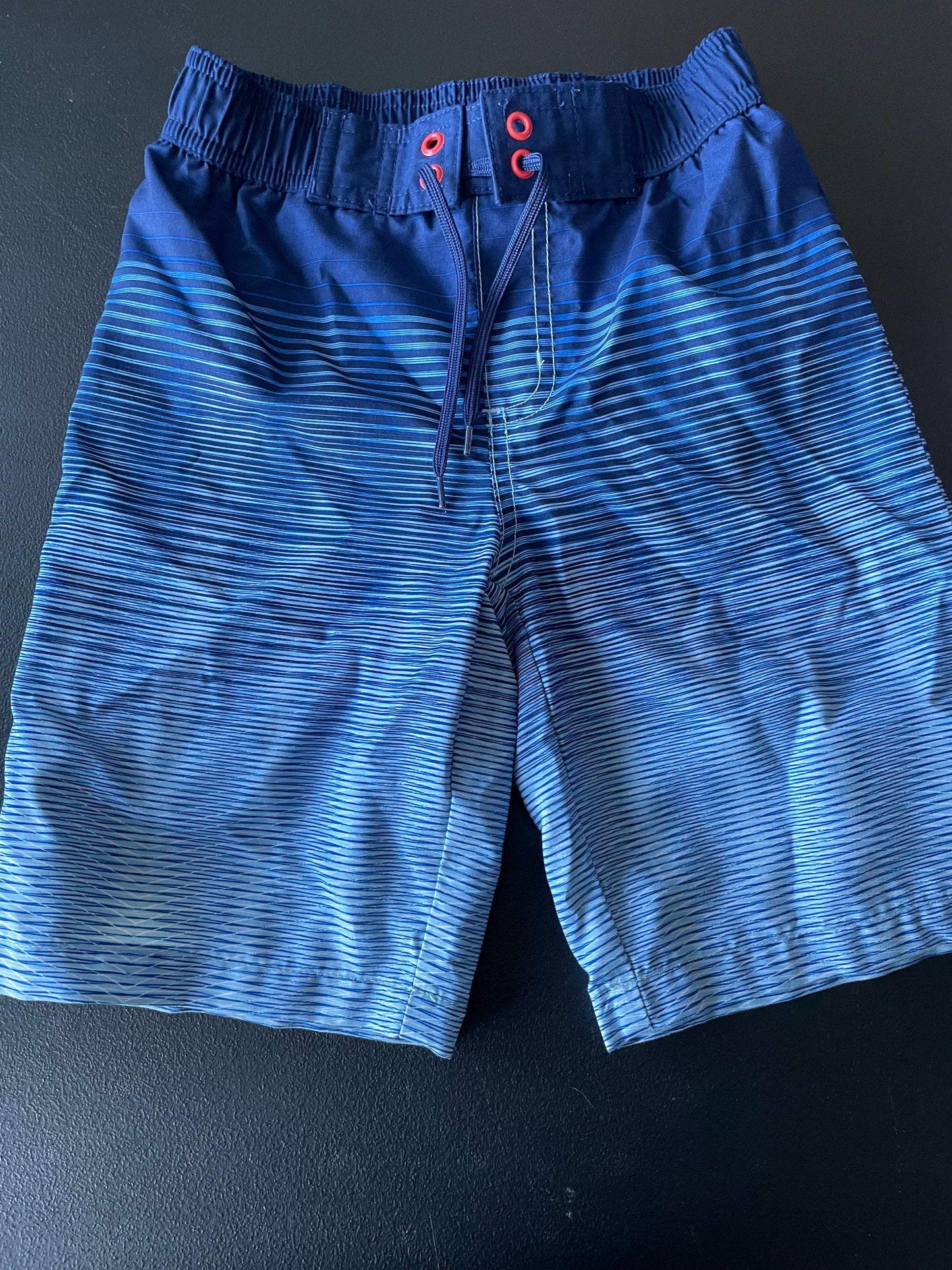 S Boys Swim Trunks, Blue Striped