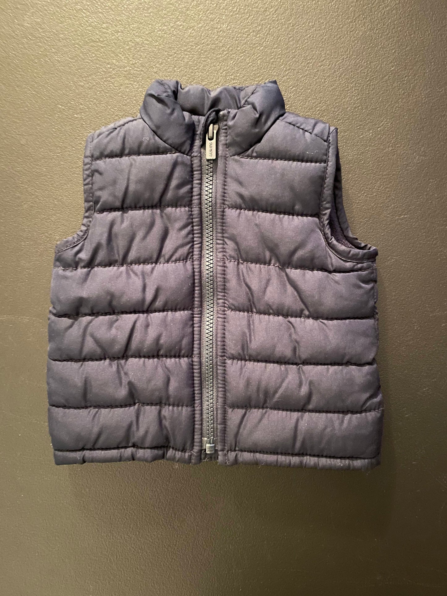 3-6M Boys Puffer Vest, Navy