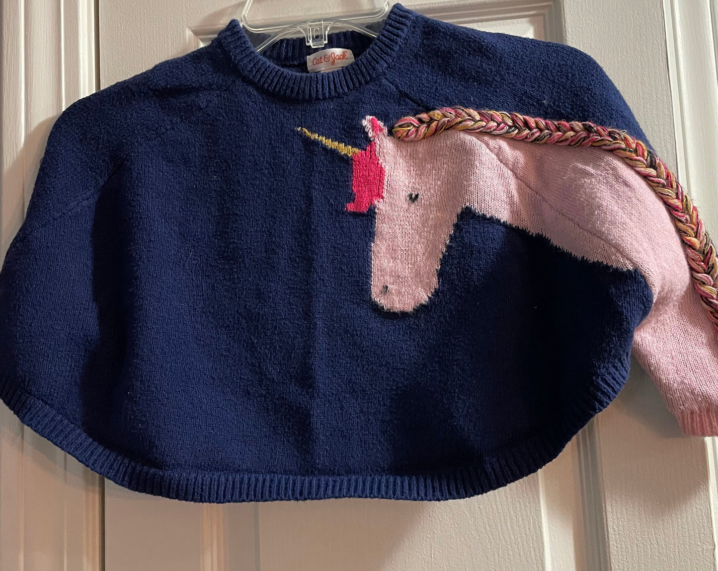 3T Girls Poncho, Unicorn