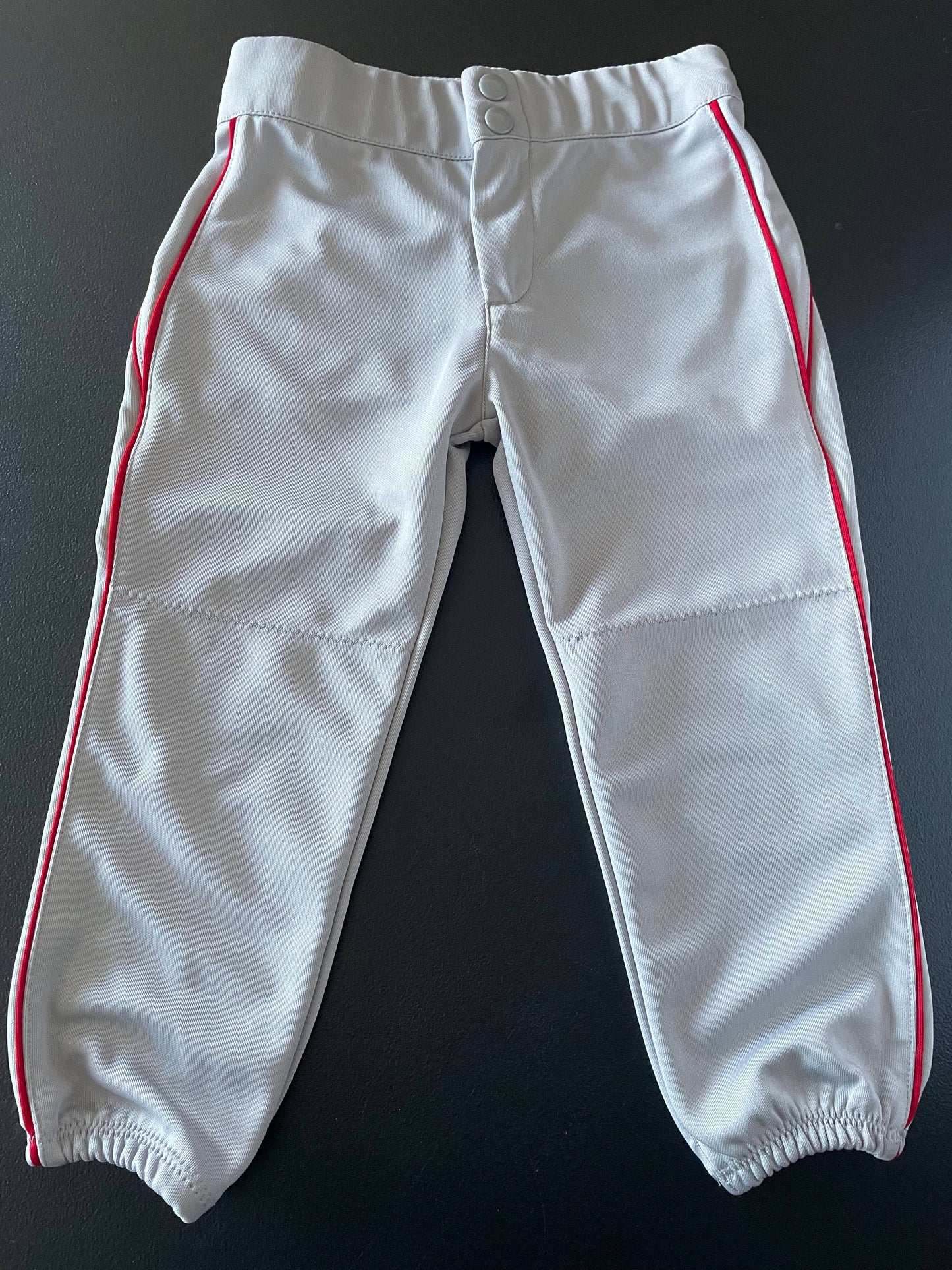M Kids Athletic Pants, Gray (Softball/Baseball)
