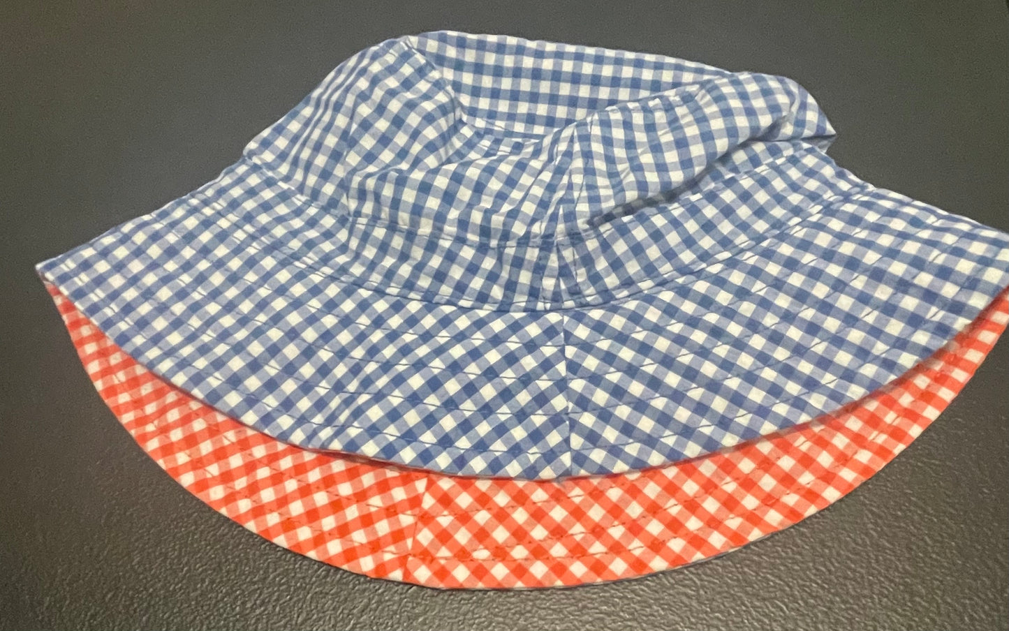 One Size Infants Bucket Hat, Gingham