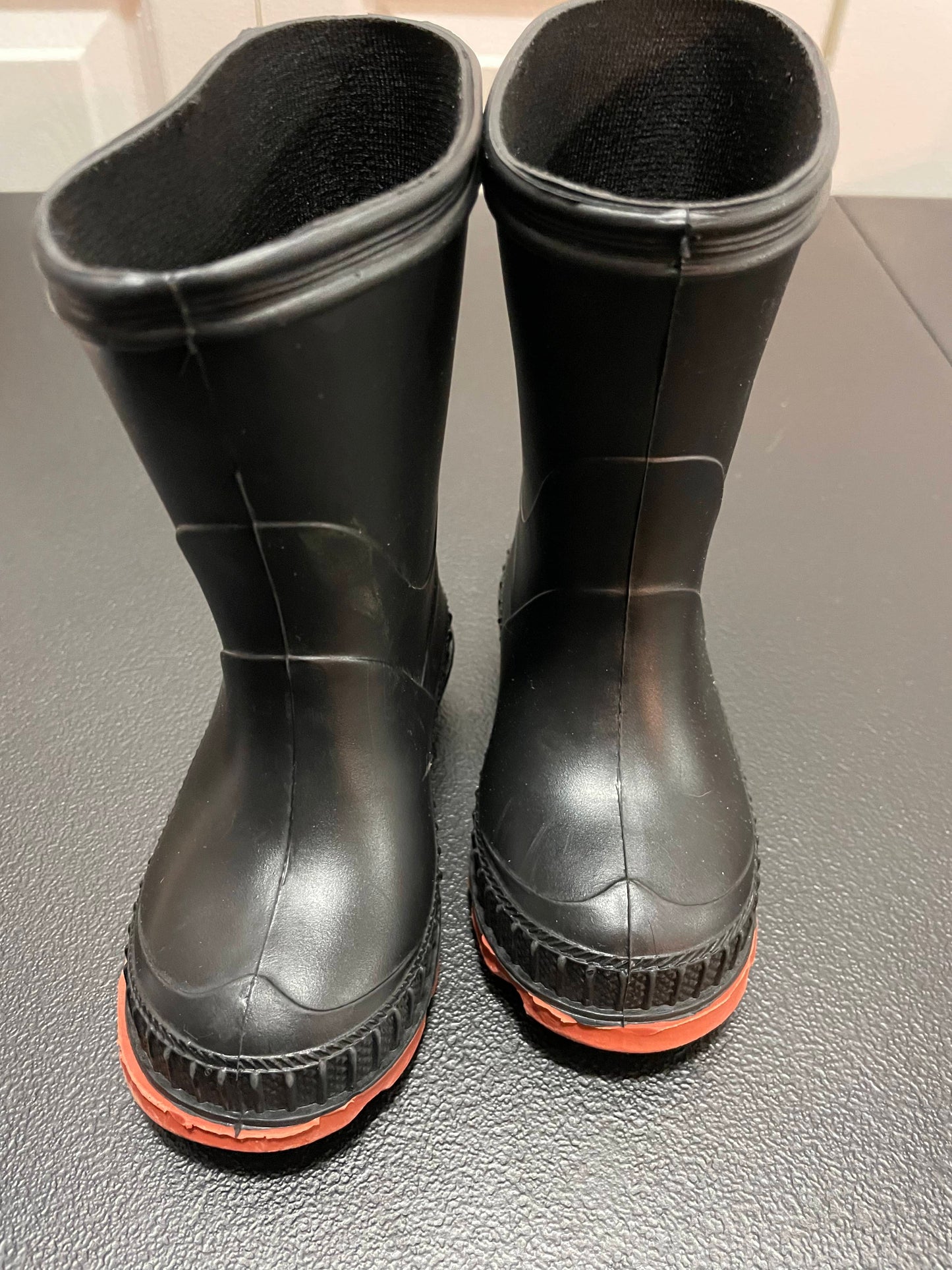 5 Toddler Boys Rain Boots, Black