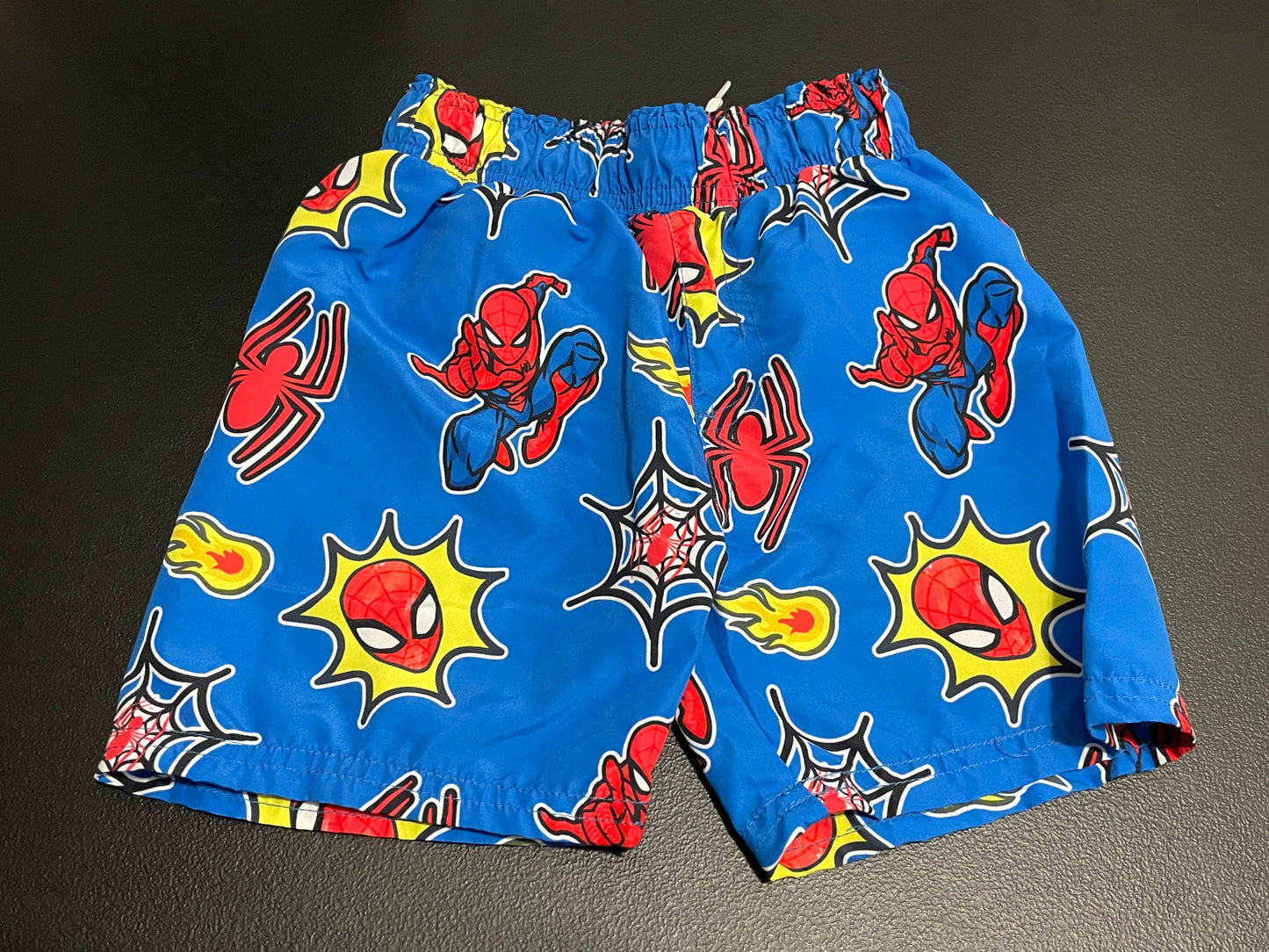 4T Boys Swim Trunks, Blue, Spider-Man