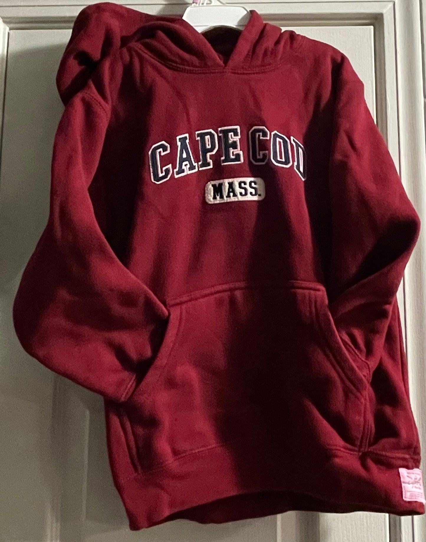 7 Girls Hoodie, Burgundy, Cape Cod