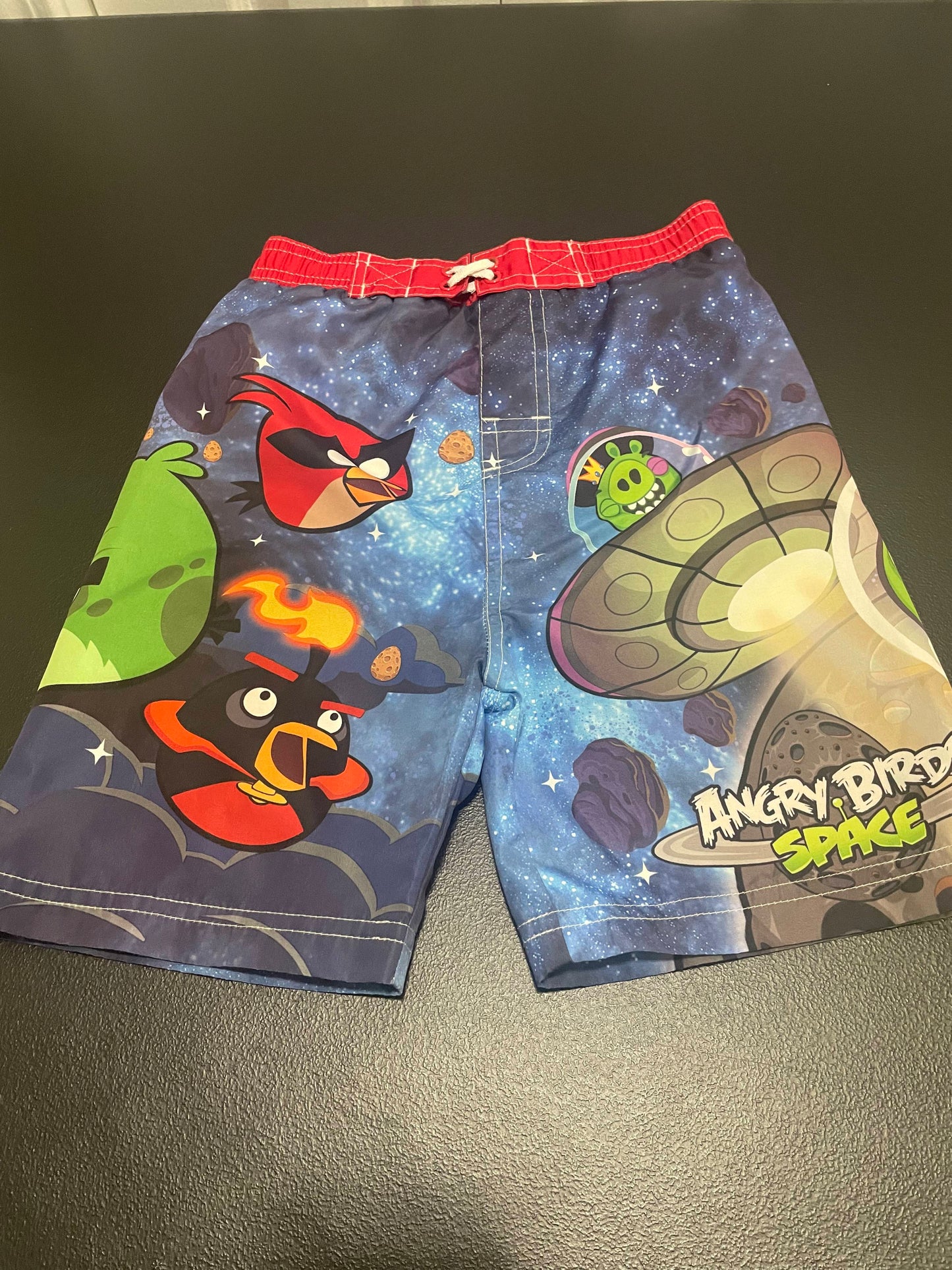 4T Boys Swim Trunks, Angry Birds Space