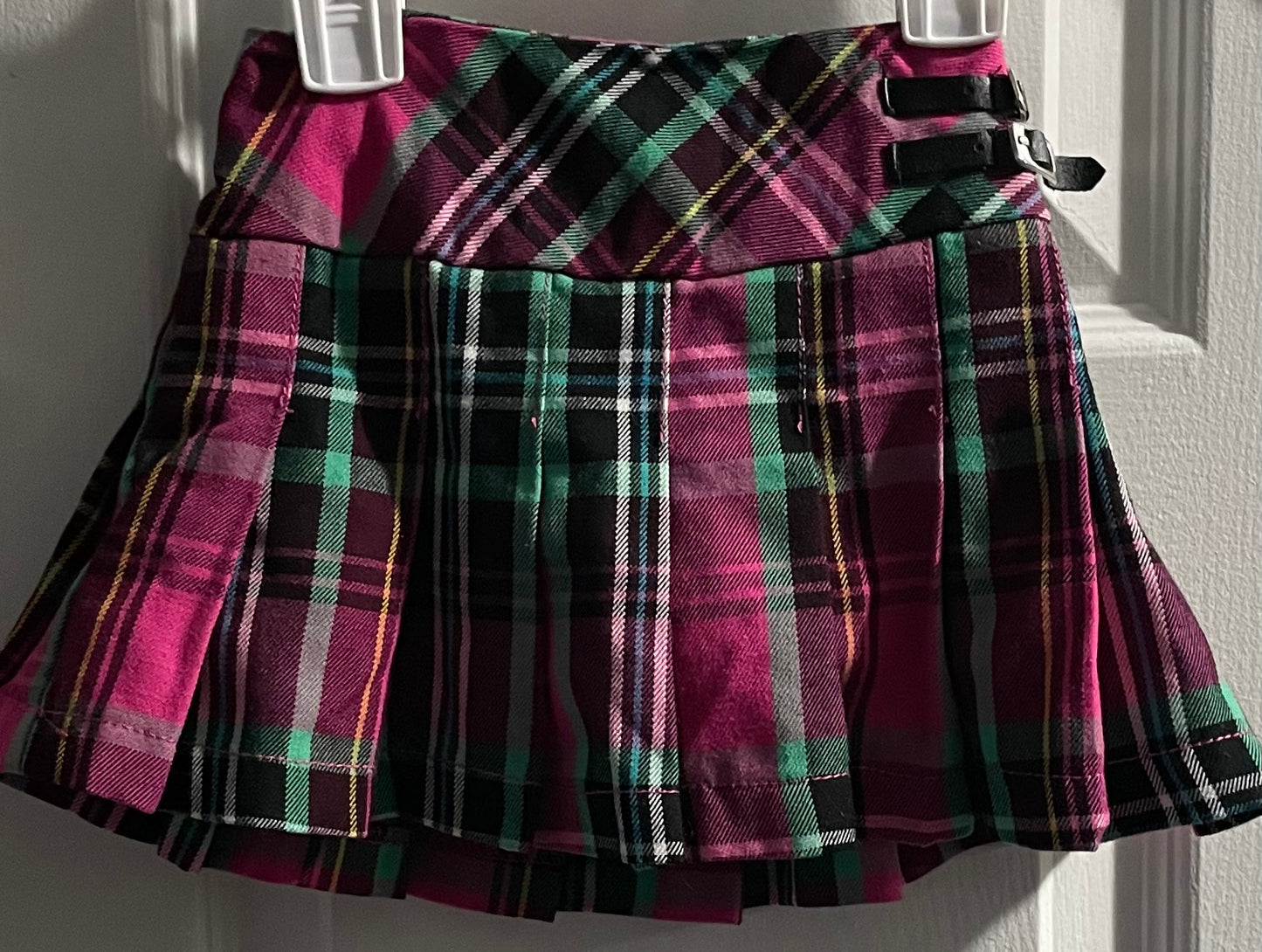 24M Girls Skirt, Pink Plaid