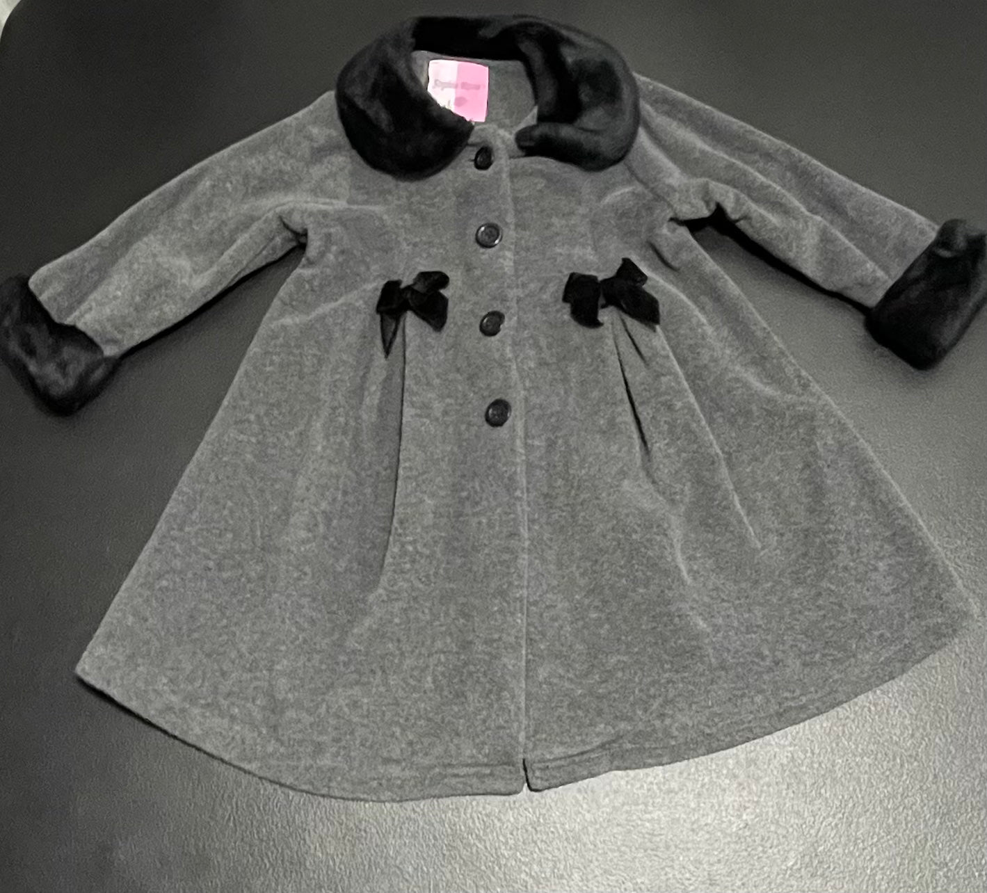 24M Girls Coat, Longline Fleece