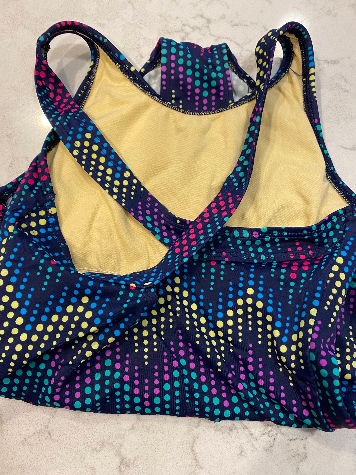 12S Youth Girls One Piece Swimsuit
