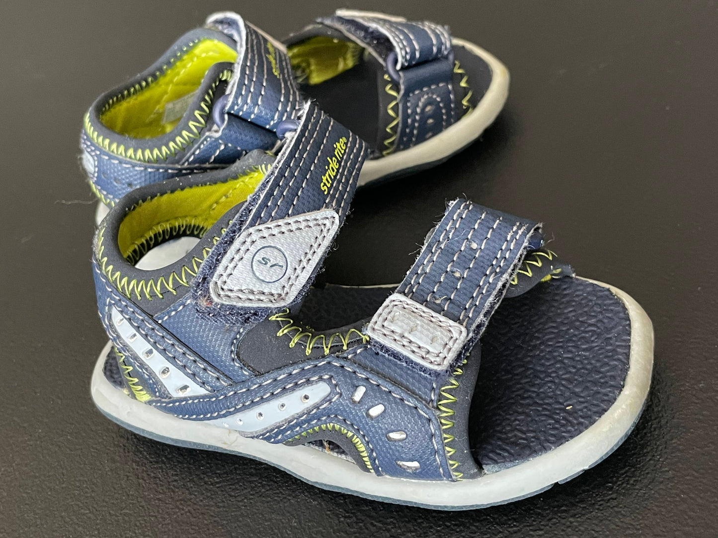 5 Toddler Boys Sandals, Navy