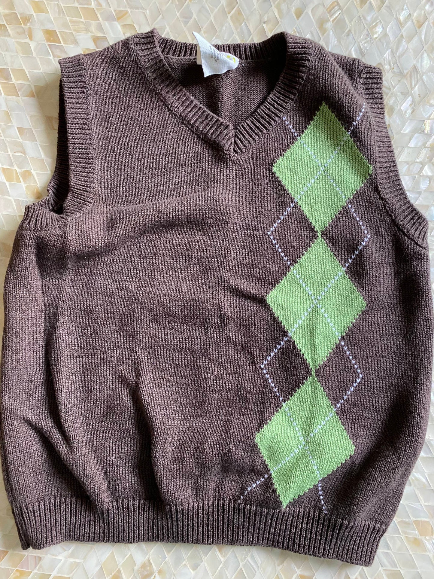 5 Boys Sweater Vest Argyle