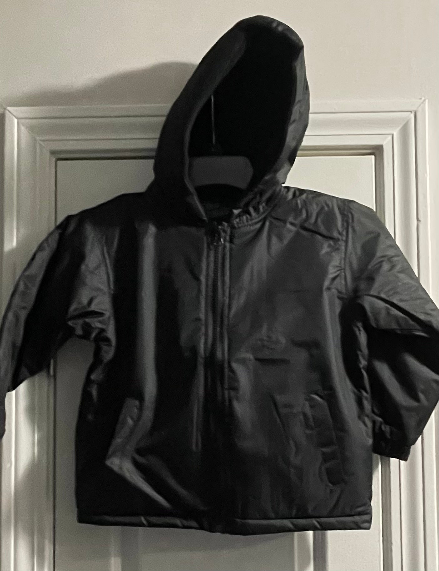 4-5 Boys Jacket, Black Fleece Lined