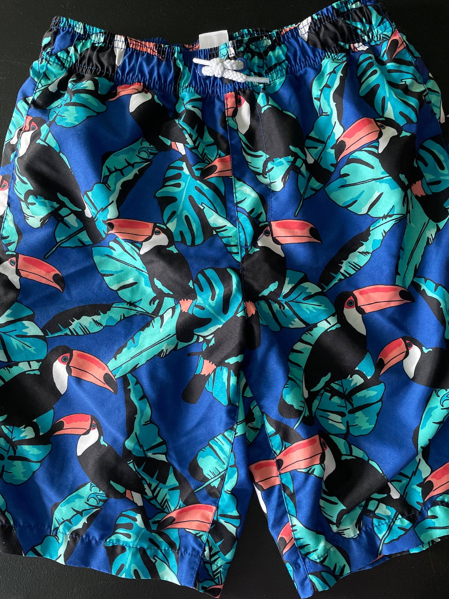 XL Boys Swim Trunks, Blue, Tucans
