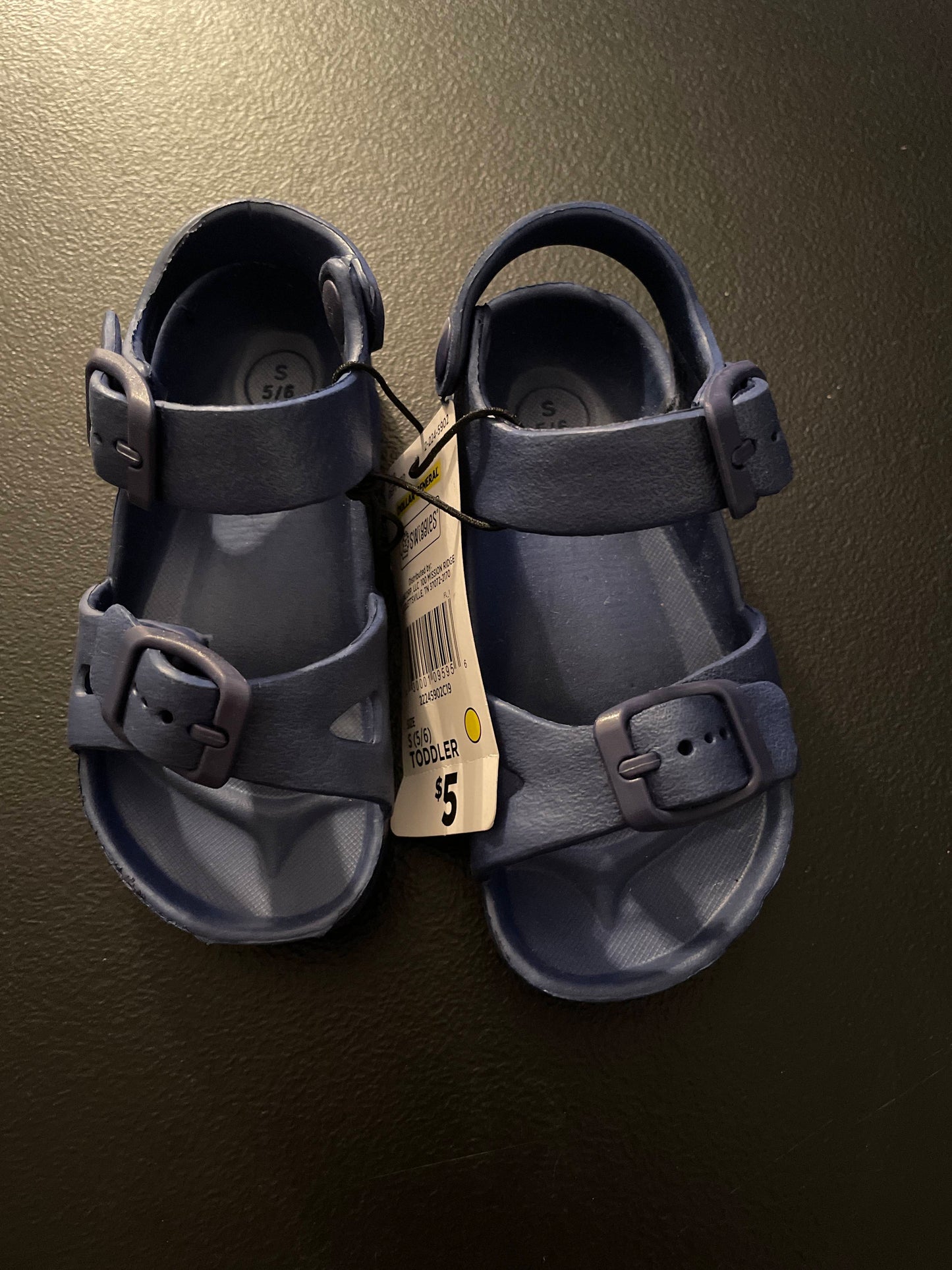 S (5/6) Toddler Boys Sandals, Navy