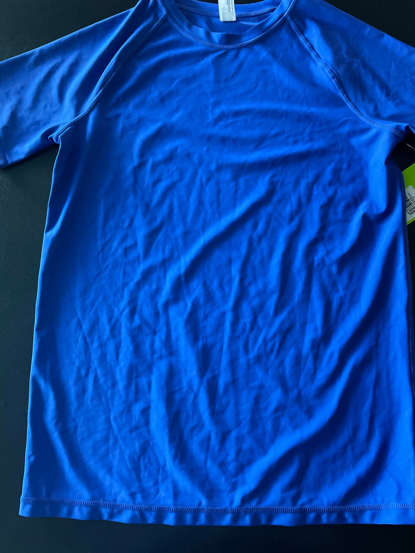 XL Boys Rash Guard Tee, Dark Blue