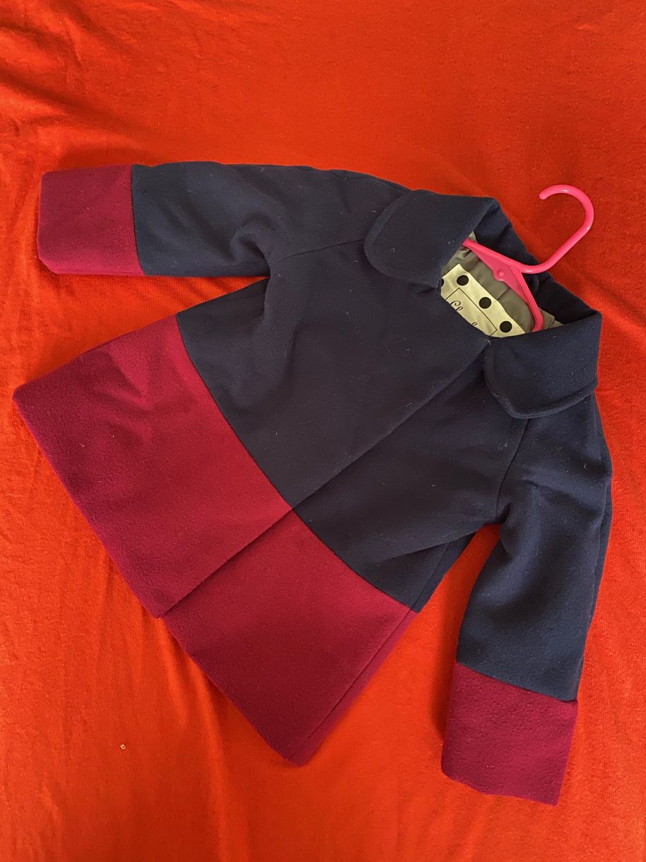 18 Mths, Jacket, Blue/Mauve