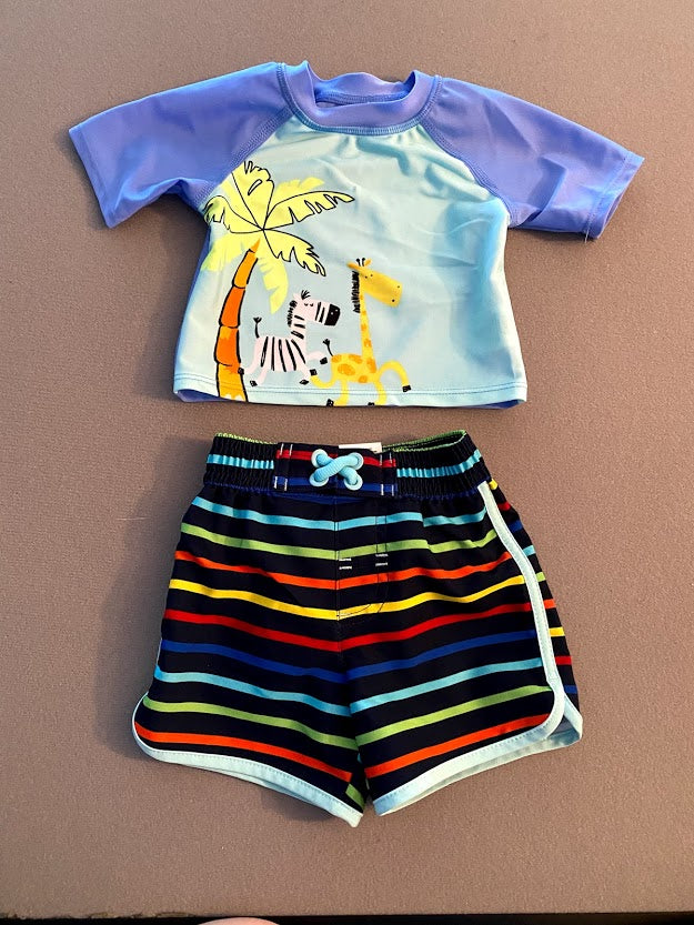 Infant 0-3 Months Bathing Suit- 2 piece