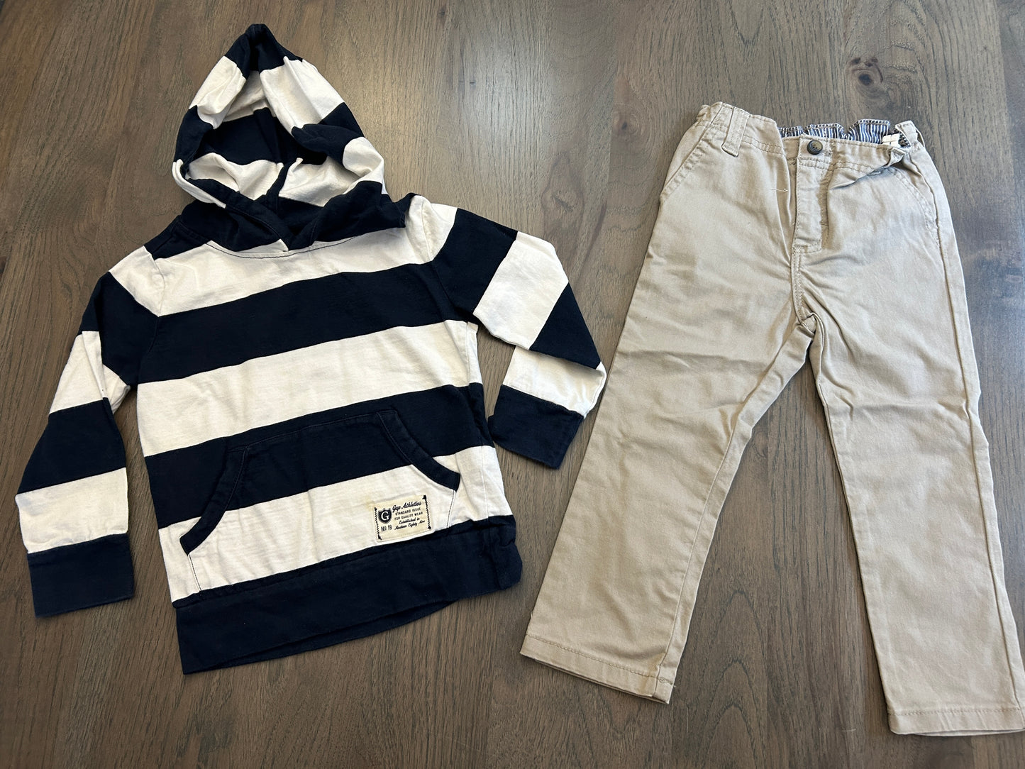 Lot of baby Gap, Jumping Beans, Gymboree, Carter’s, two long sleeve shirts, one tank top, three pants, boy, size 3T