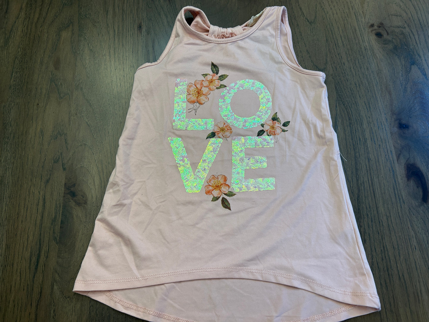 Lot of mixed brands, one dress, one tank, three shorts, one pant, girl, size 7