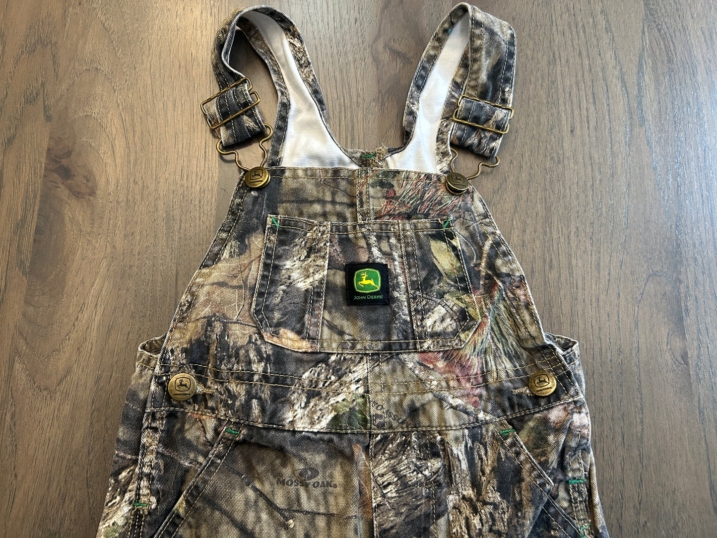 John Deere overalls, boy, size 3T, camo