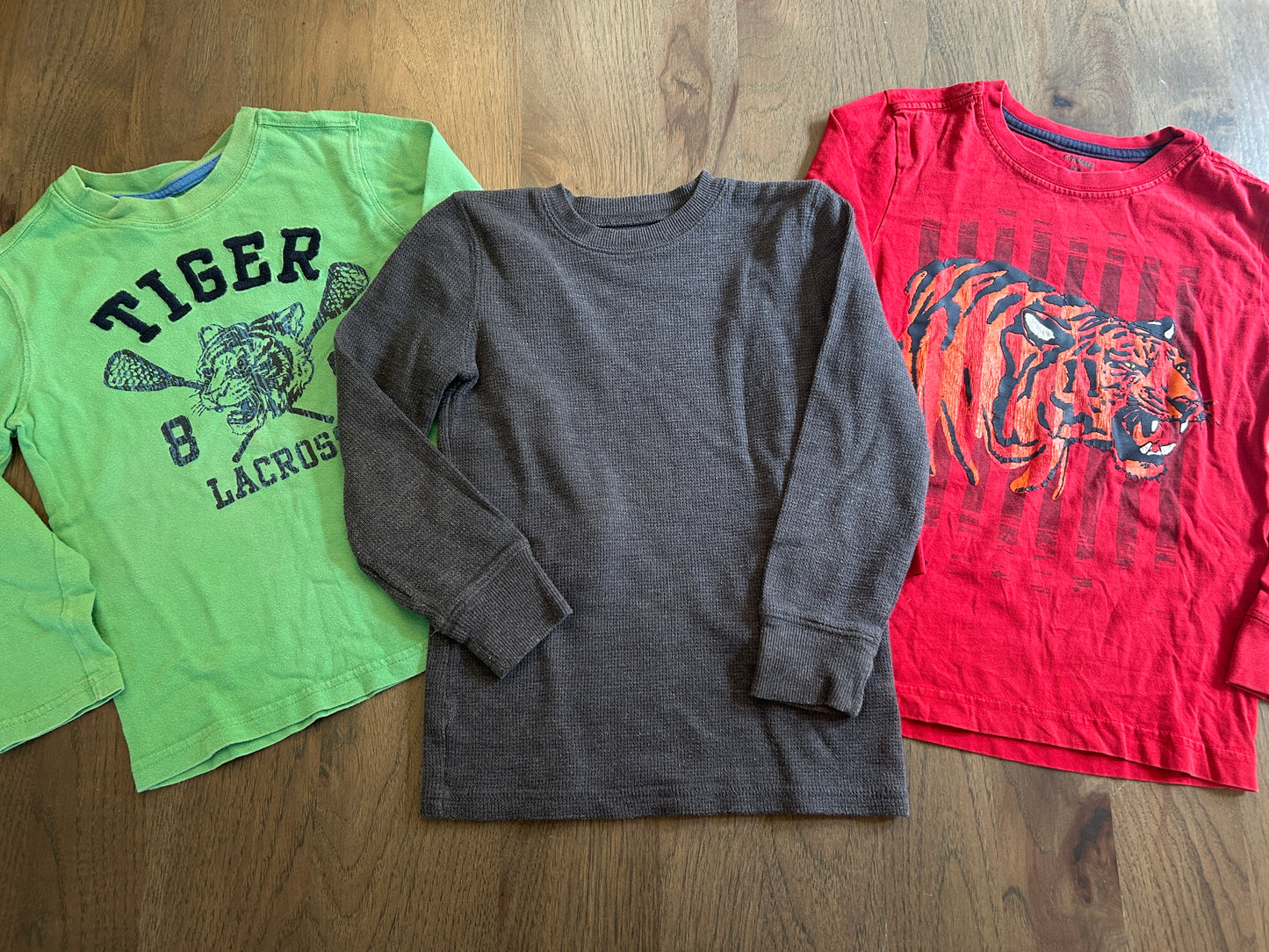 Lot of Gymboree, Jumping Beans, Baby Gap, three long sleeve shirts, boy, size 5T, 5-6