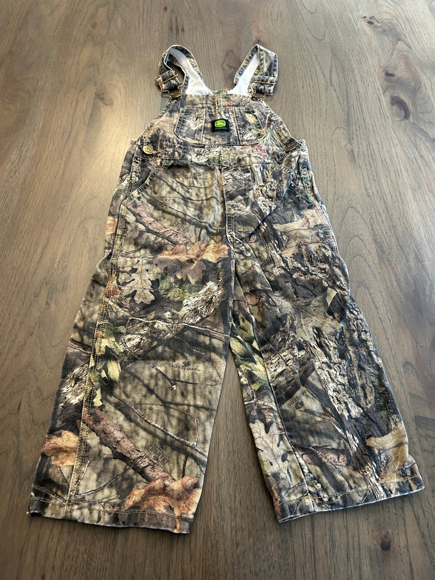 John Deere overalls, boy, size 3T, camo