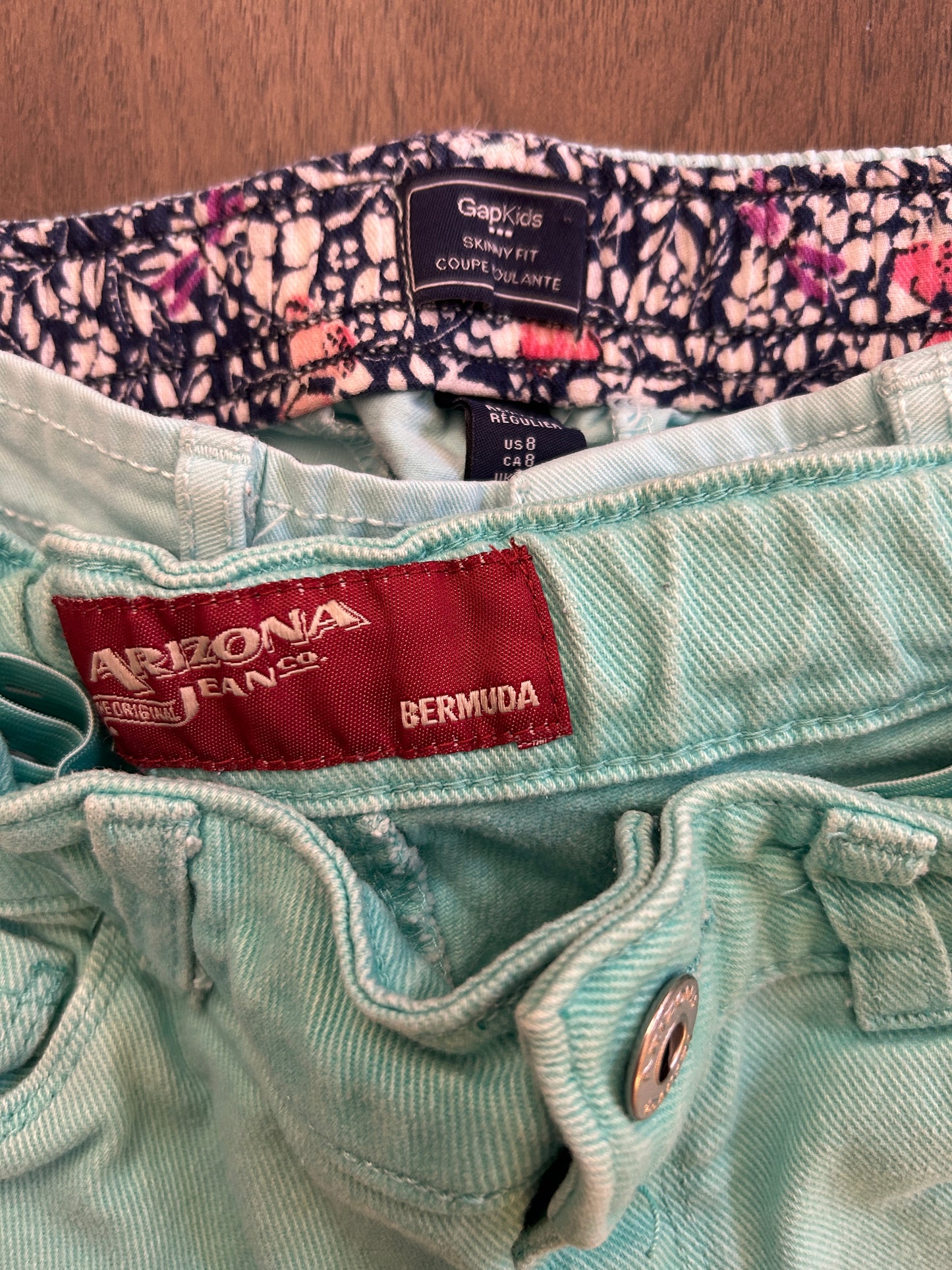 Lot of Oshkosh, Cat & Jack, Total Girl, GapKids, Arizona Jean, two skirts, one pant, one short, one shirt, one dress, girl, size 7/8, 8