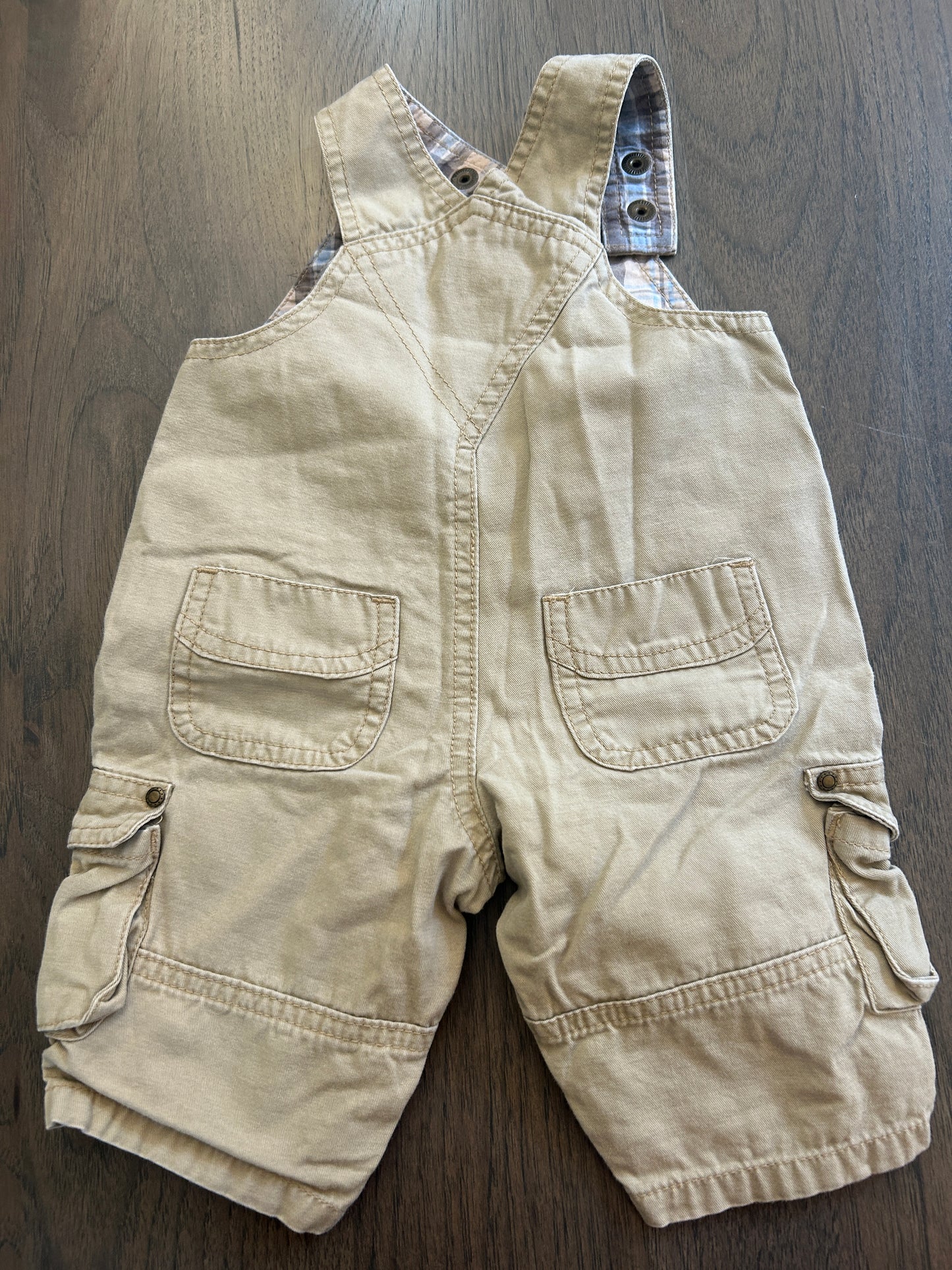 Children’s Place outfit, overall and shirt, boy, size 0-3 months