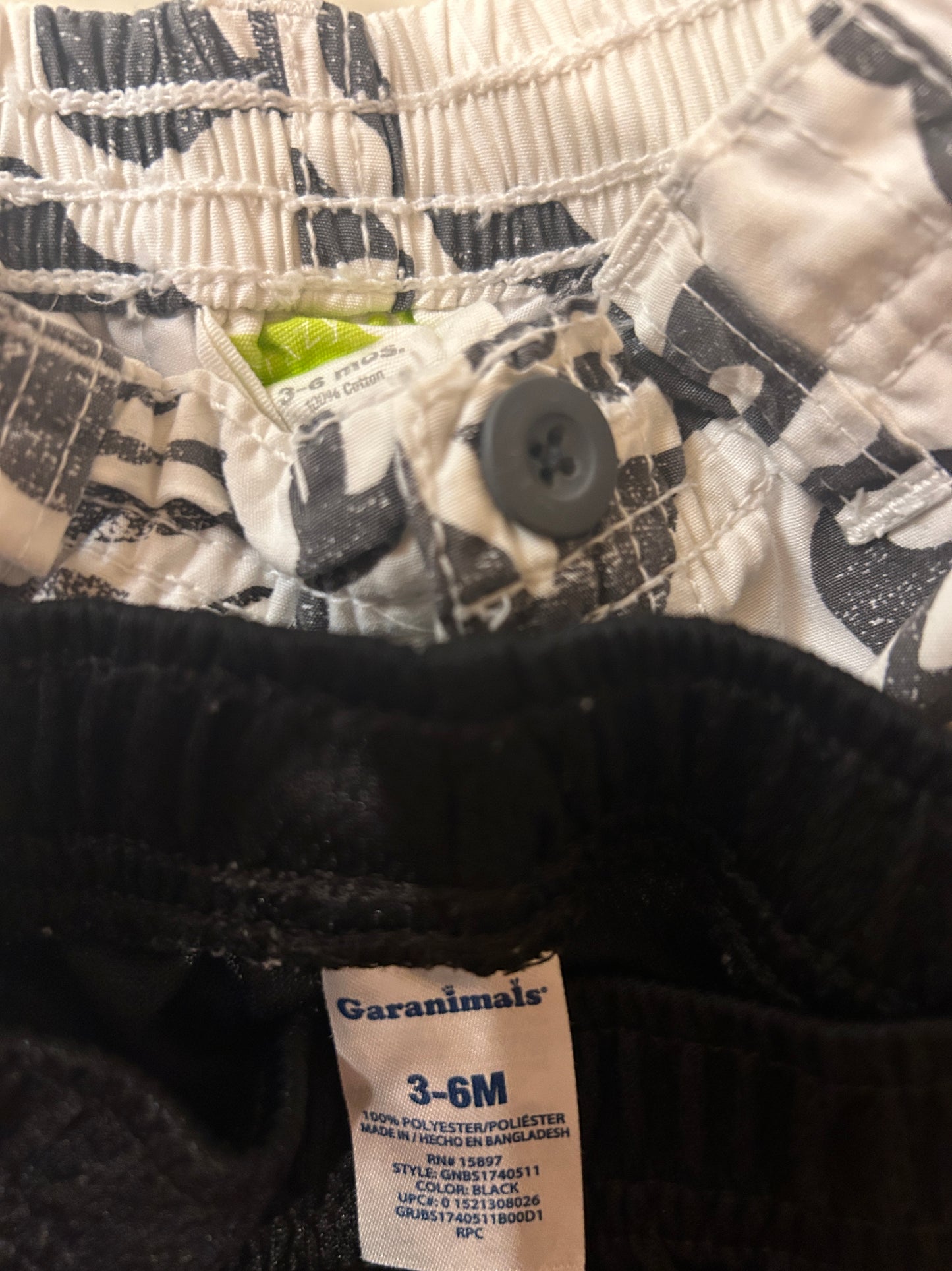 Lot of 5, boys shorts, size 3-6 months