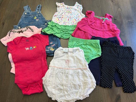 Lot of mixed baby Gap, Child of Mine by Carter’s, Koala baby, Gerber, girl, size 3-6 months