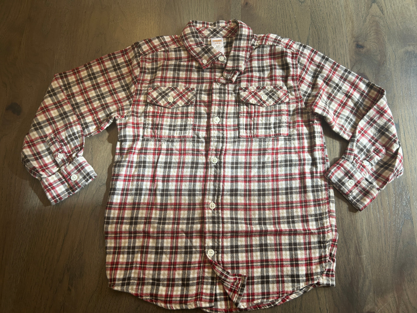 Lot of Children’s Place, Gymboree, Garanimals, two long sleeve shirts, one thick button up shirt, boy, size 5, 5-6 years