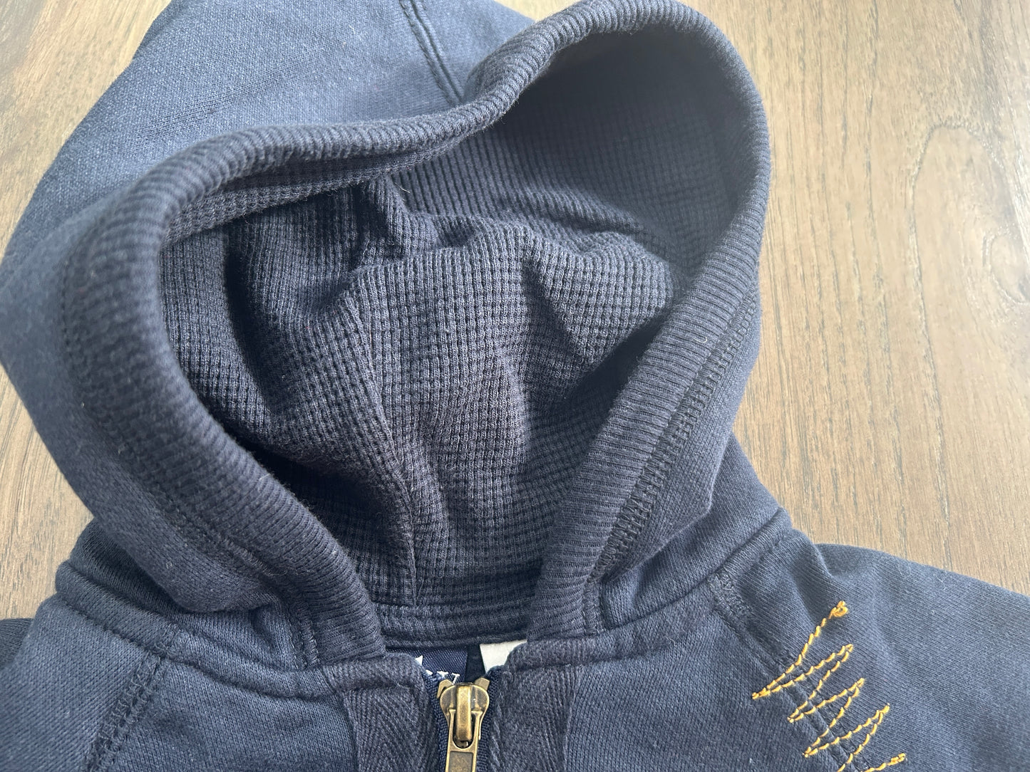 Lot of 2, boys long sleeve, hoodie, sweater, size 12 months