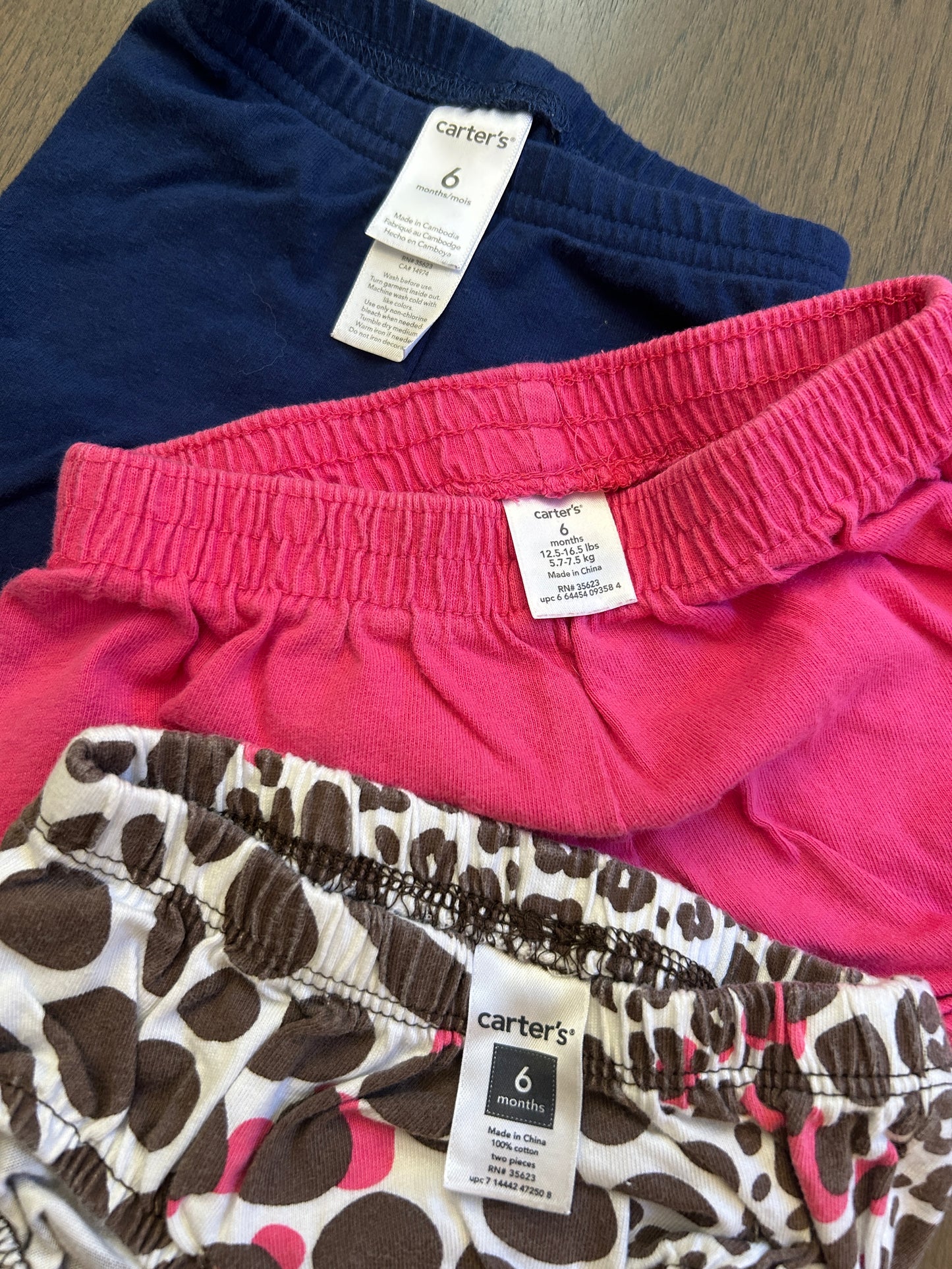 Lot of mixed Carter’s, Just One You by Carter’s, girls, size 6 months