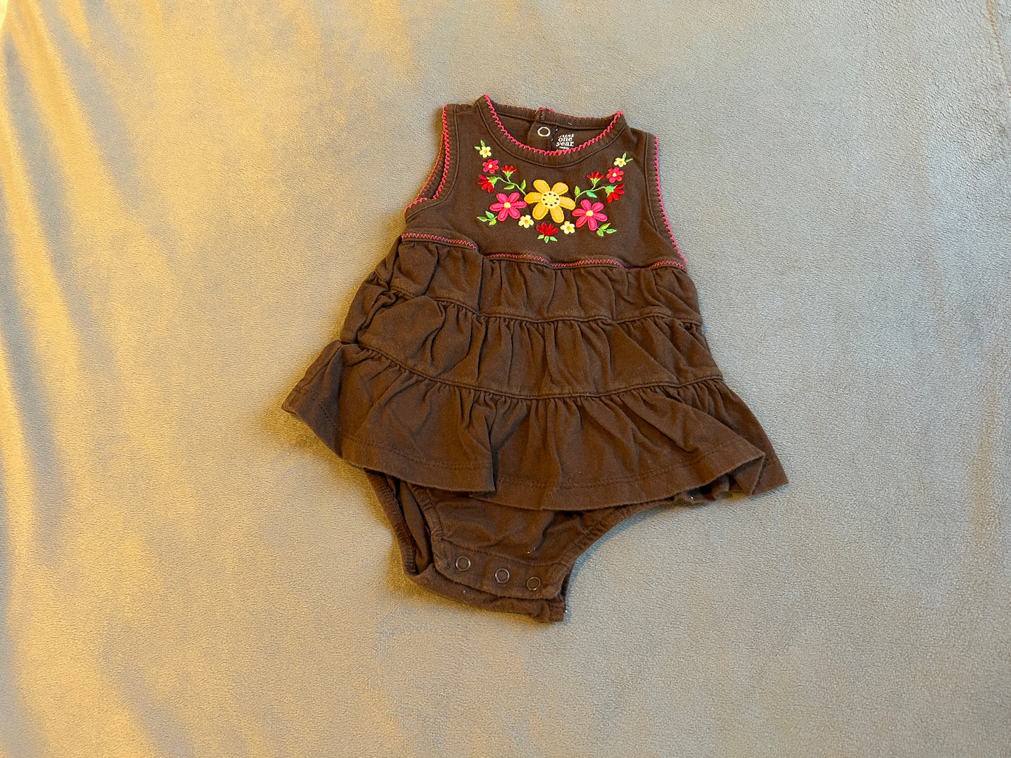 Lot Carter’s Just One Year, Child of Mine, one shirt, one pant, one romper, girl, size 3-6 months, 6 months