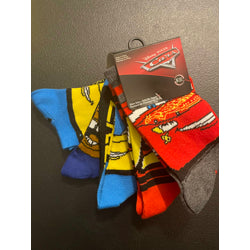 Boys Crew Socks, Disney Cars, Toddler Boys, Size 10-4