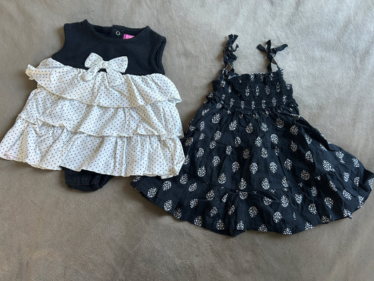 Lot of Carter’s, Isaac Mizrahi, two dresses, girl, size 6 months