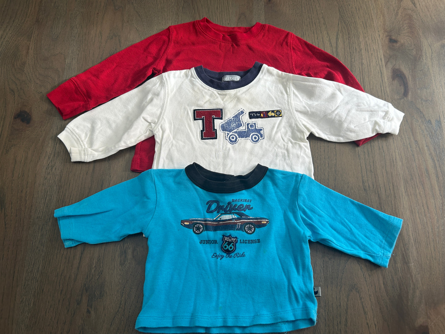 Lot of 3, boy, shirts, size 12 months, 12-18 months