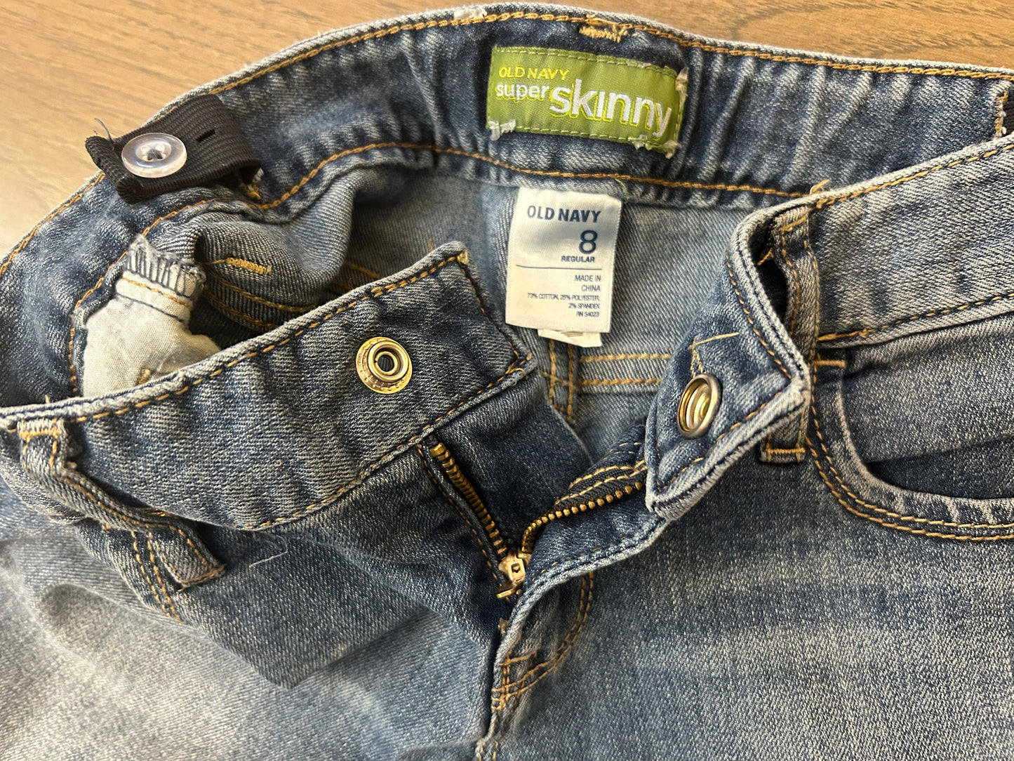 Lot of Old Navy, Levi’s, Children’s Place, Xoxo, girl, five pants, size 7/8, 8