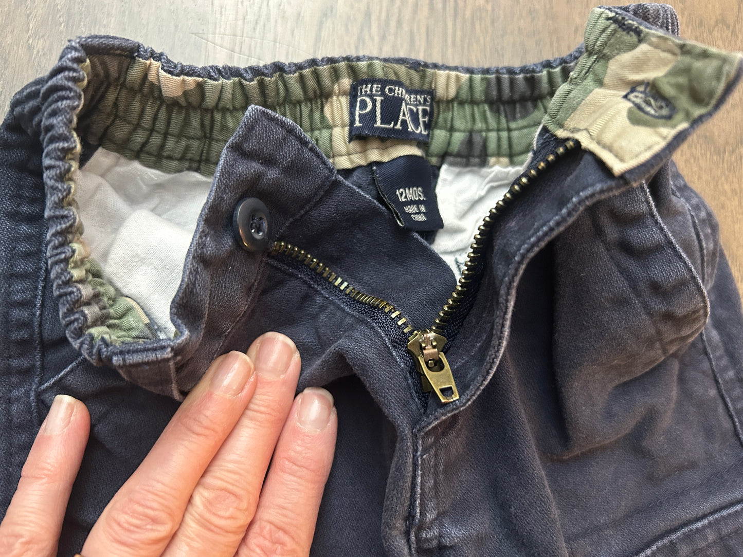 Lot of 5, boys pants, size 12 months