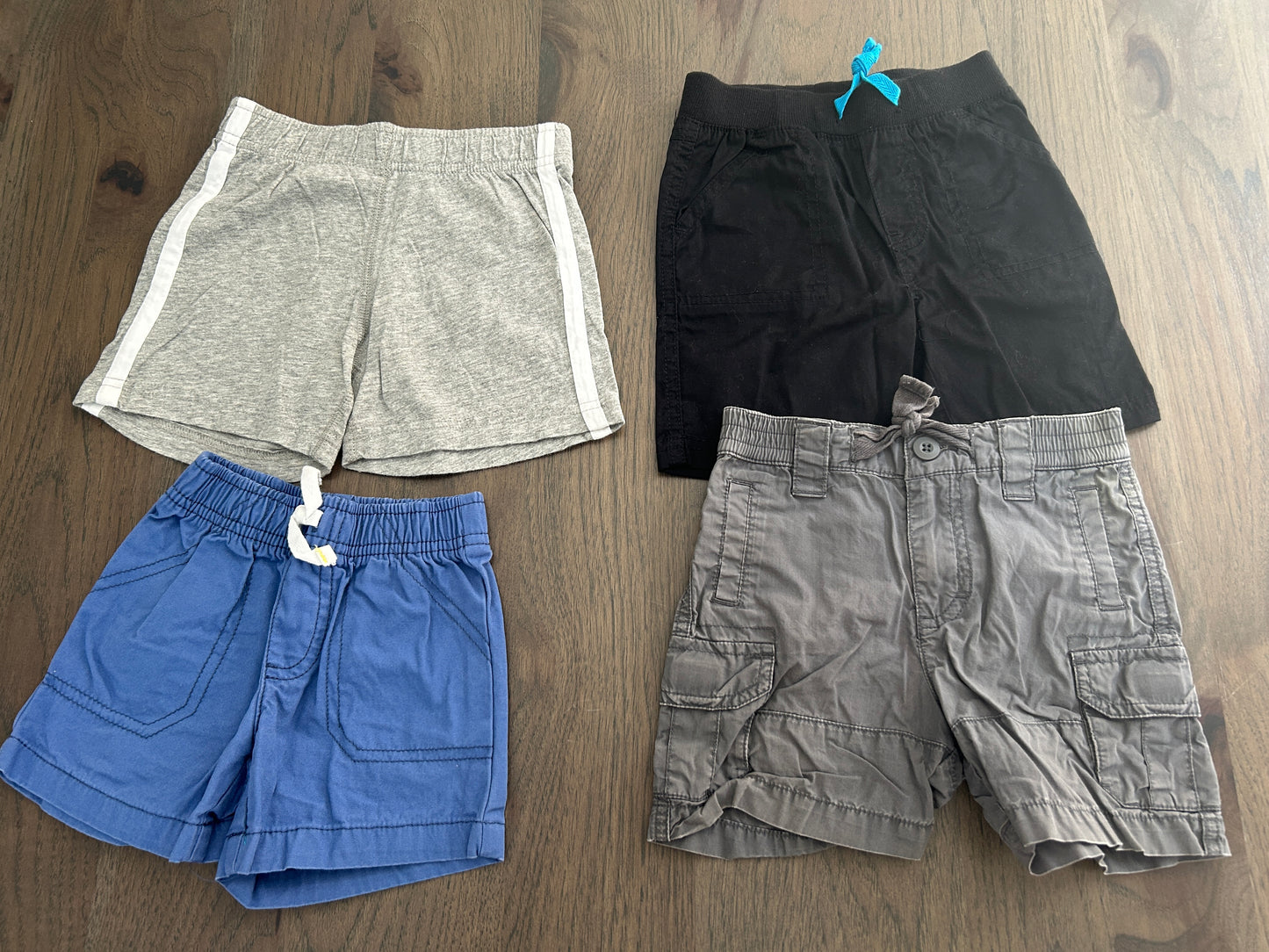 Lot of 4, Boys shorts, size 12 months, 12-18 months