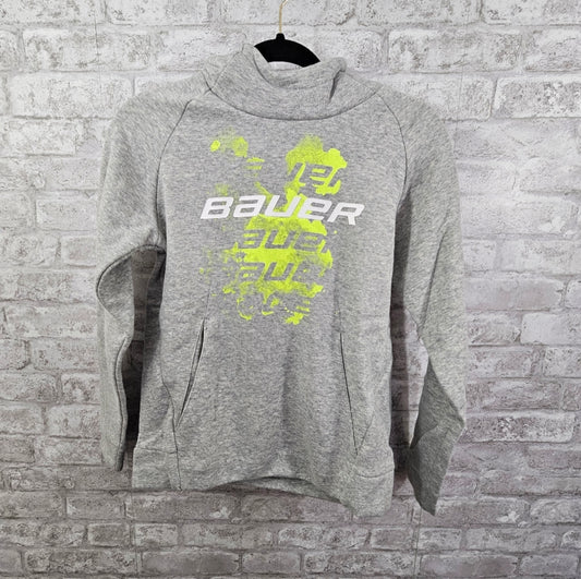 Bauer Sweatshirt Hoodie, Youth, Gray, NWT