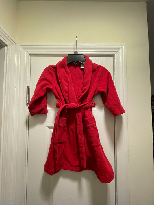 LL Bean Robe, Boys Sz 3T, Red