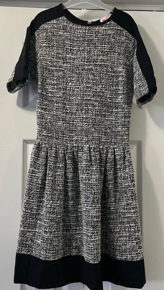 Love…ady Dress, Junior Girls Sz S, Black & White